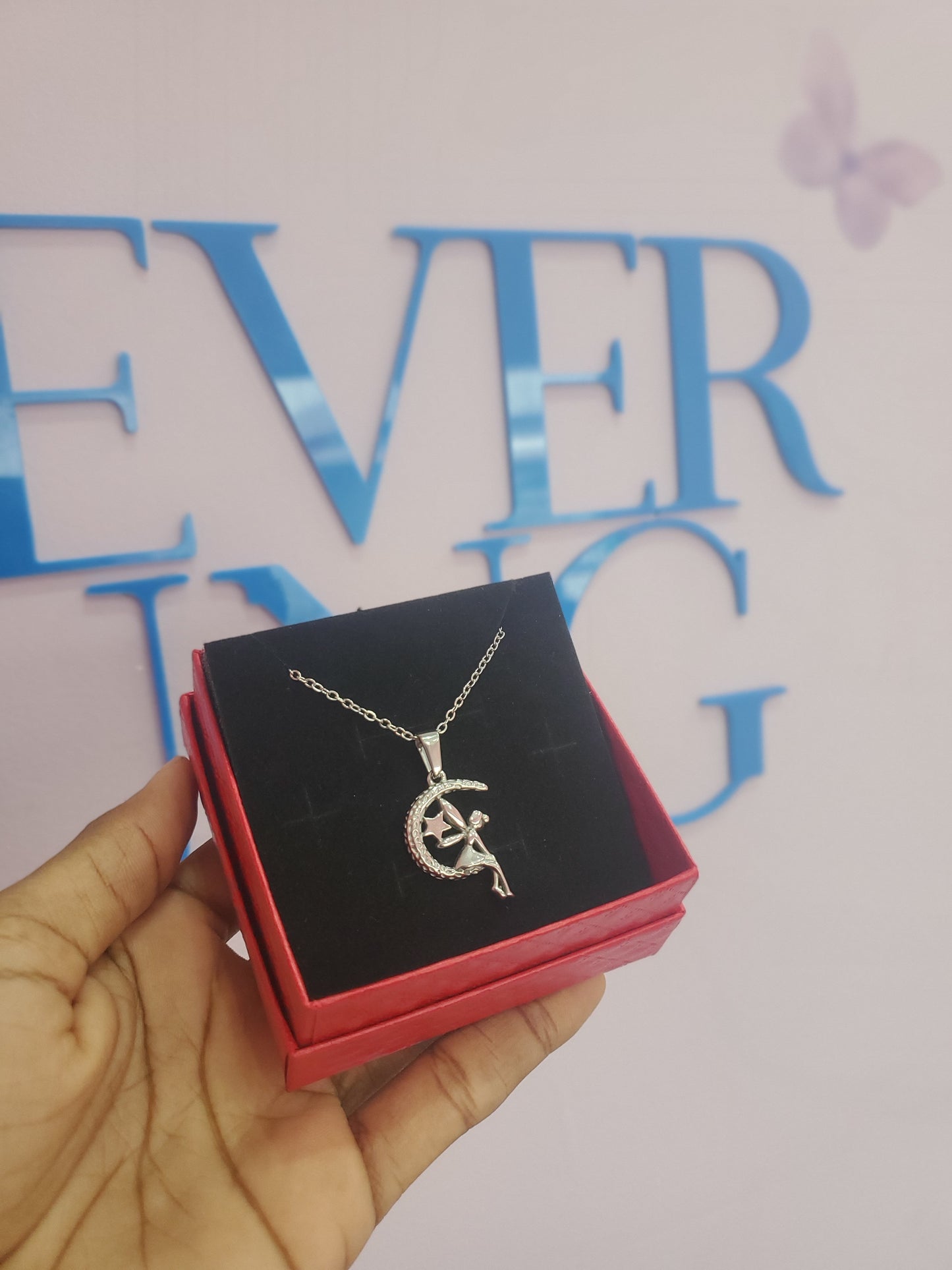 COLLAR SÓLIDO FAIRY TINKERBELL HADA MINIMALISTA