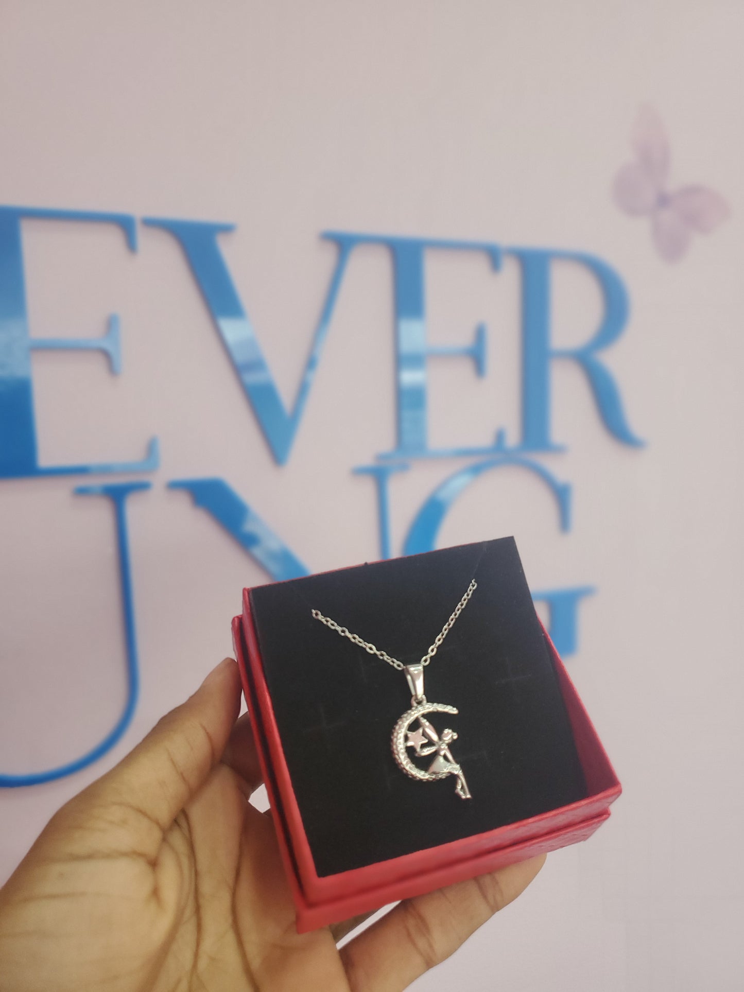 COLLAR SÓLIDO FAIRY TINKERBELL HADA MINIMALISTA