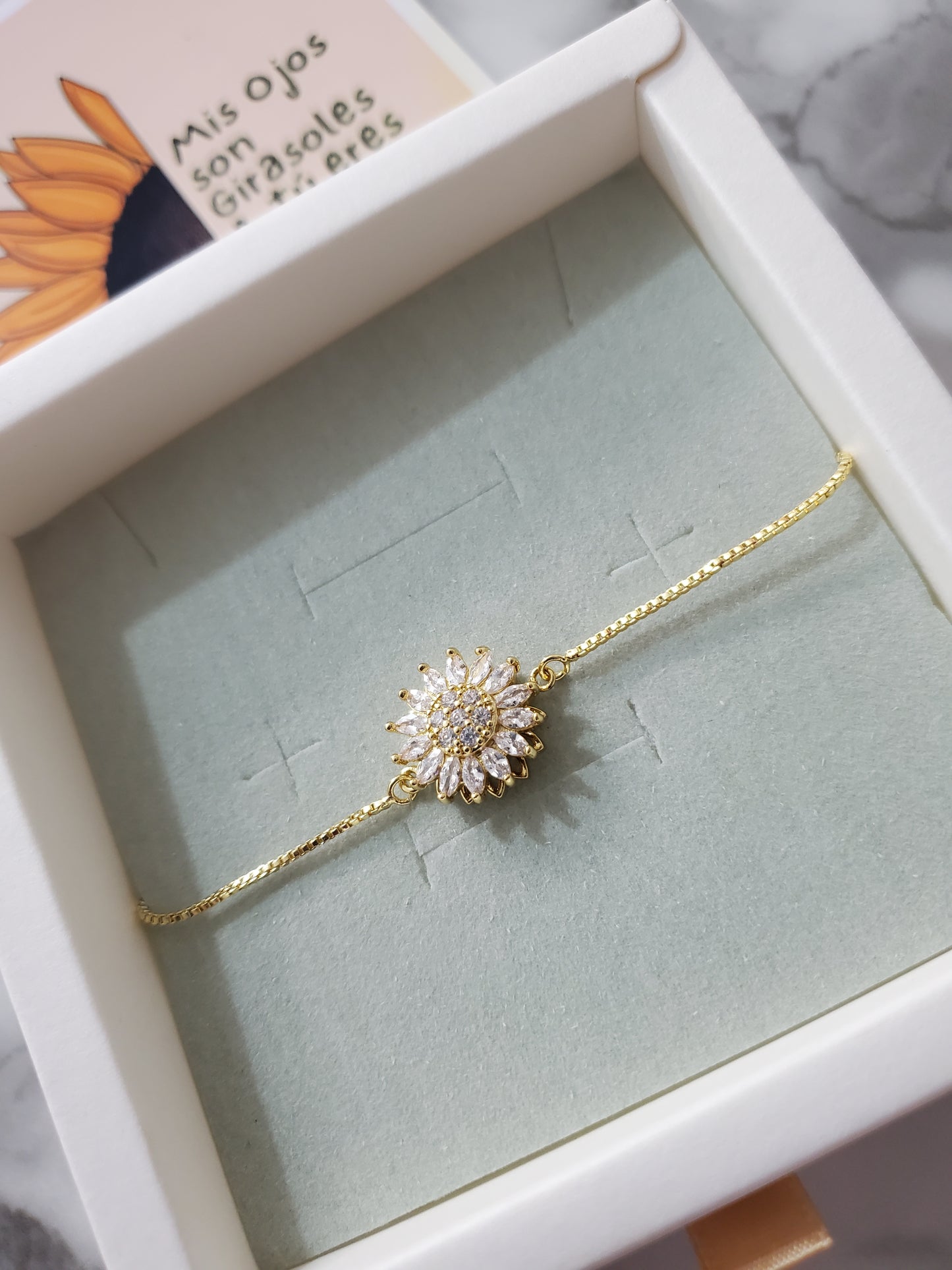 BRAZALETE GIRASOL GIRATORIO ANTIESTRÉS ANTI ANSIEDAD MINIMALISTA ELEGANTE