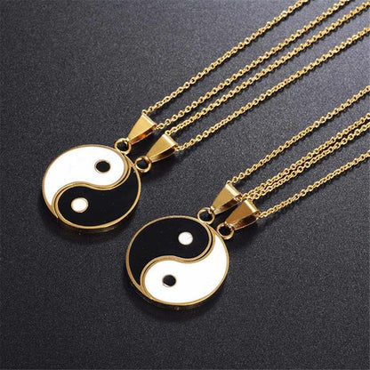 COLLARES DE PAREJA YIN YANG