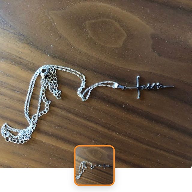 COLLAR DIJE DE FÉ  MINIMALISTA ♡†