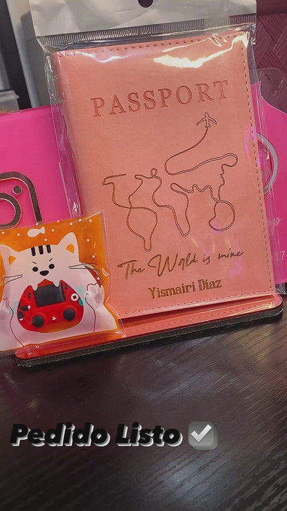 PORTA PASAPORTES PERSONALIZADOS SINTÉTICO