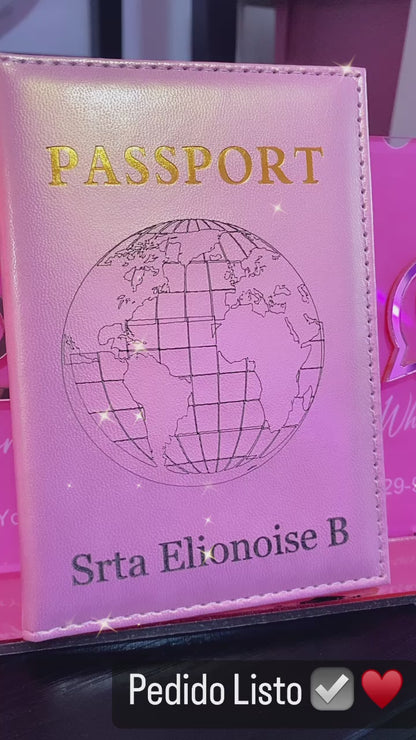 PORTA PASAPORTES PERSONALIZADOS SINTÉTICO