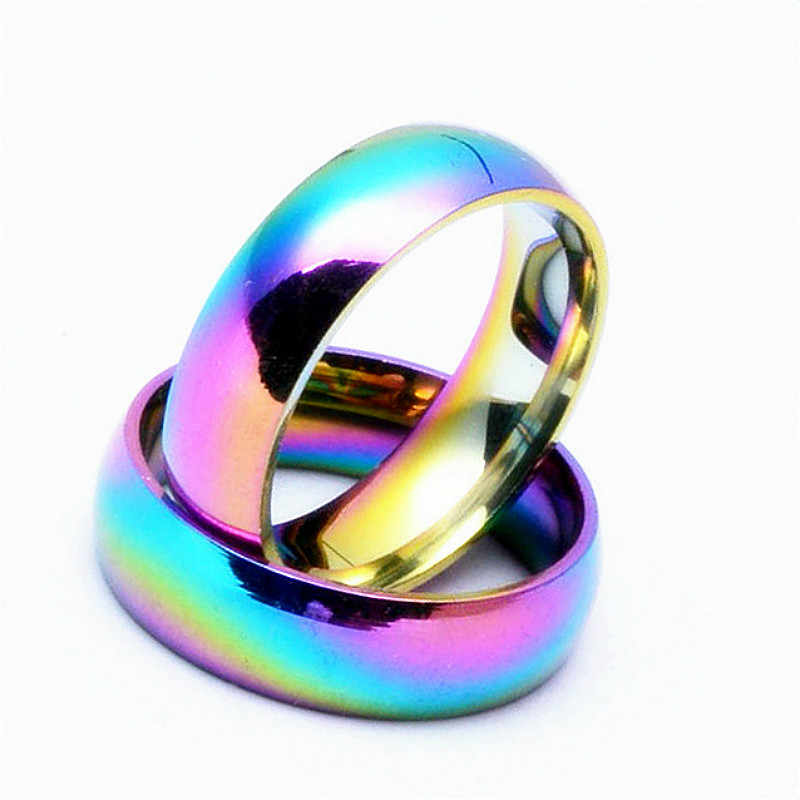 ANILLO ARCOÍRIS ACERO INOXIDABLE
