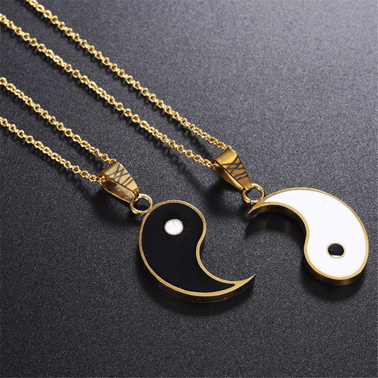 COLLARES DE PAREJA YIN YANG