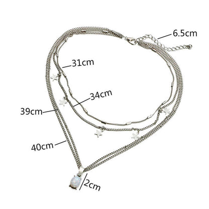 COLLAR CHOCKER MULTI CAPA OPAL 4 en 1