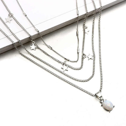 COLLAR CHOCKER MULTI CAPA OPAL 4 en 1
