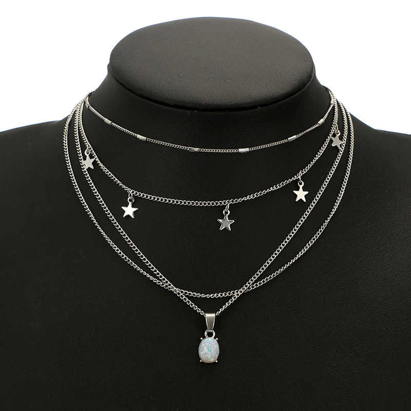 COLLAR CHOCKER MULTI CAPA OPAL 4 en 1