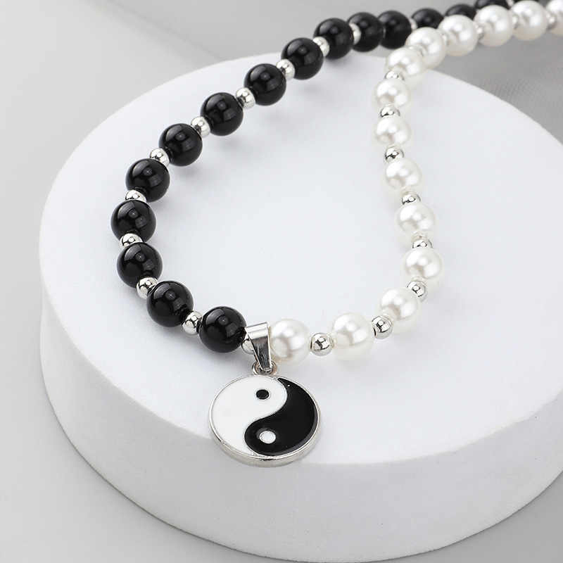 COLLAR CHOCKER DE PERLAS YIN YANG