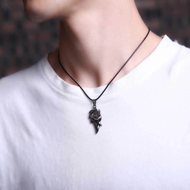 COLLAR DE FUEGO  CORDÓN EN LEATHER