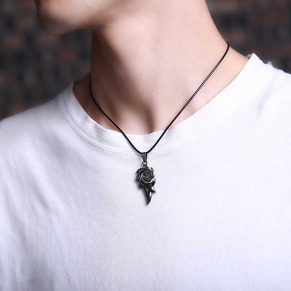 COLLAR DE FUEGO  CORDÓN EN LEATHER