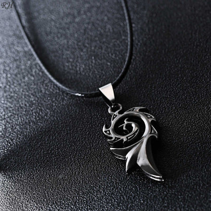 COLLAR DE FUEGO  CORDÓN EN LEATHER
