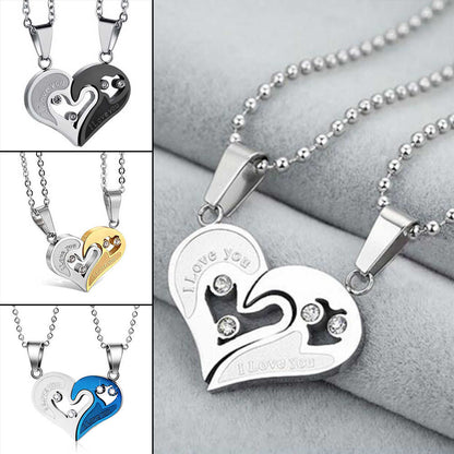 COLLARES DE PAREJA CORAZONES
