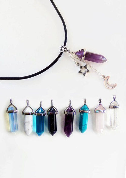 COLLARES CUARZO EN RESINA