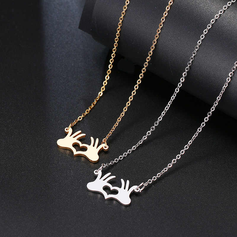COLLAR MINIMALISTA ACERO INOXIDABLE PLATEADO