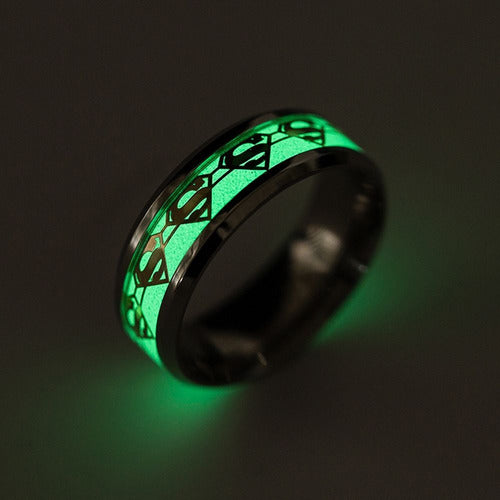 ANILLO LUMINOSOS PLATEADOS  DE ACERO INOXIDABLE