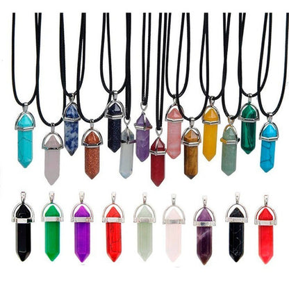 COLLARES CUARZO EN RESINA