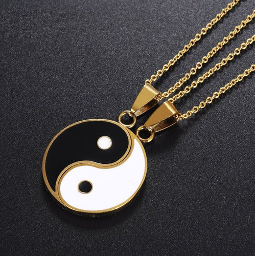 COLLARES DE PAREJA YIN YANG