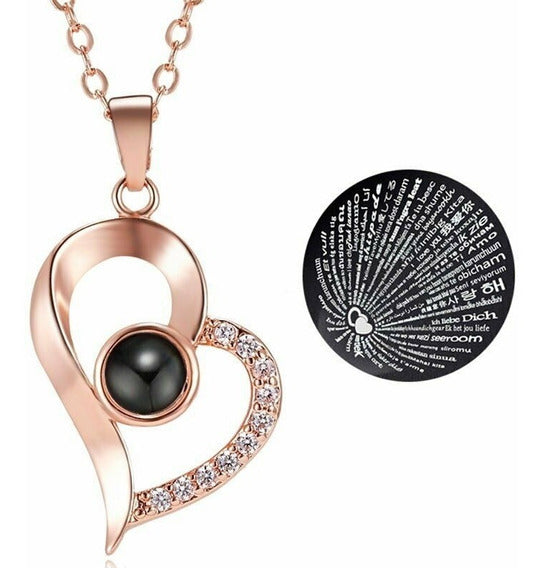 COLLAR TE AMO EN 100 IDIOMAS DIFERENTES