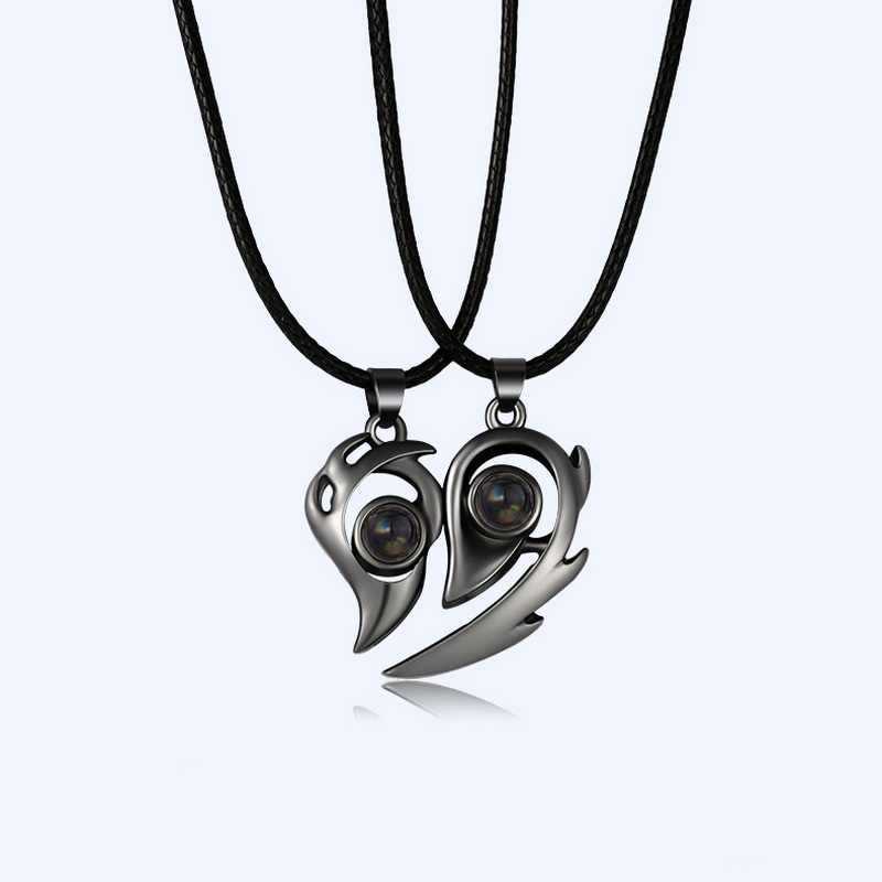 COLLARES MAGNÉTICOS DE IMÁN REFLEJAN TE AMO EN 100 IDIOMAS