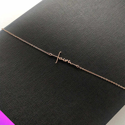 BRAZALETE DIJE DE FÉ †♡