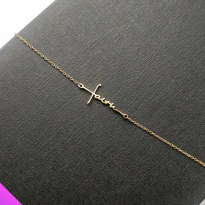 BRAZALETE DIJE DE FÉ †♡
