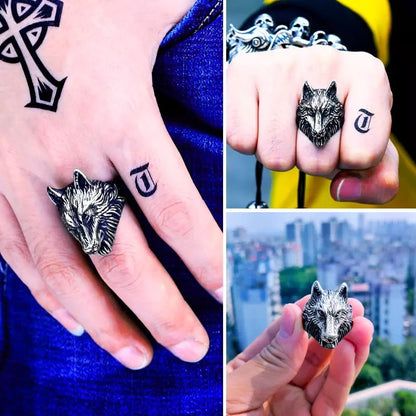 ANILLO LOBO  VINTAGE