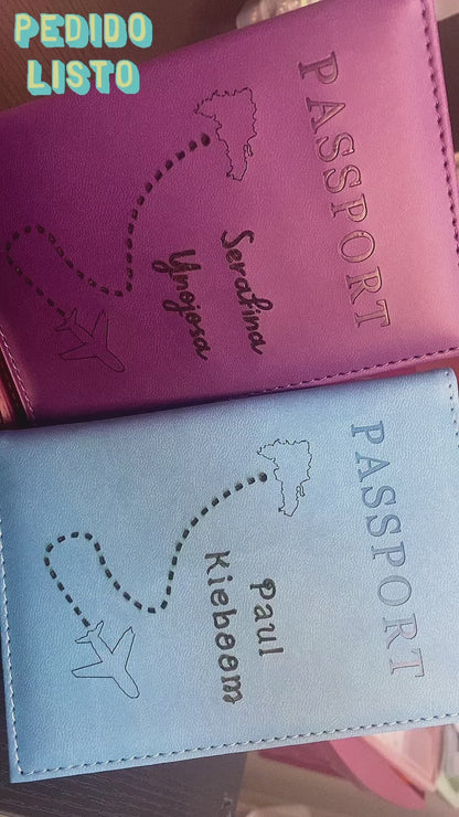 PORTA PASAPORTES PERSONALIZADOS SINTÉTICO