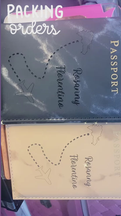 PORTA PASAPORTES PERSONALIZADOS SINTÉTICO