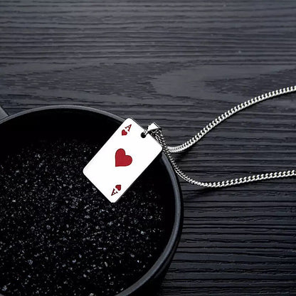 COLLAR CARTA DE PÓKER