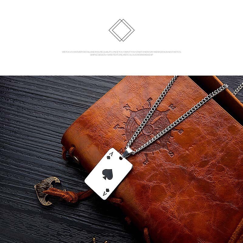 COLLAR CARTA DE PÓKER