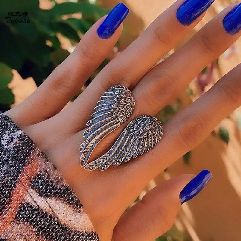 ANILLO ALAS DE ÁNGEL  VINTAGE