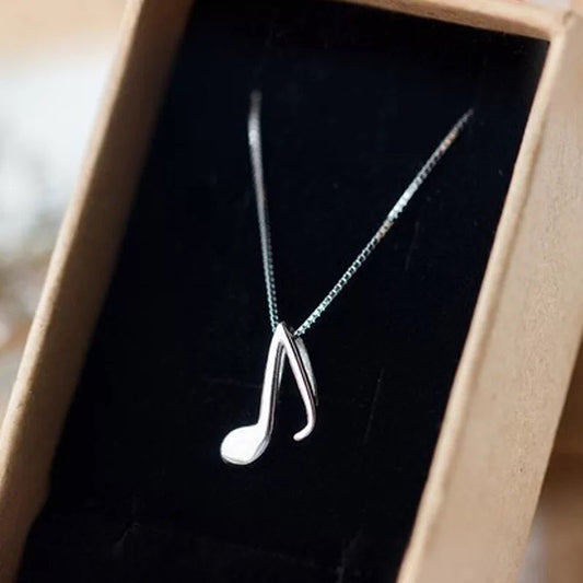 COLLAR NOTA MUSICAL MINIMALISTA