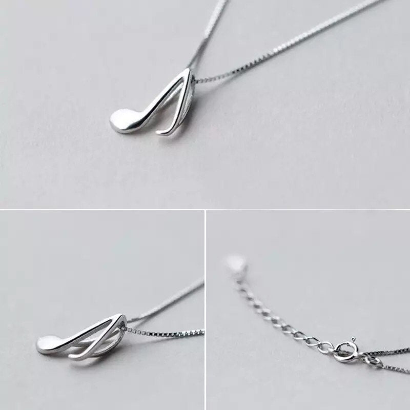 COLLAR NOTA MUSICAL MINIMALISTA