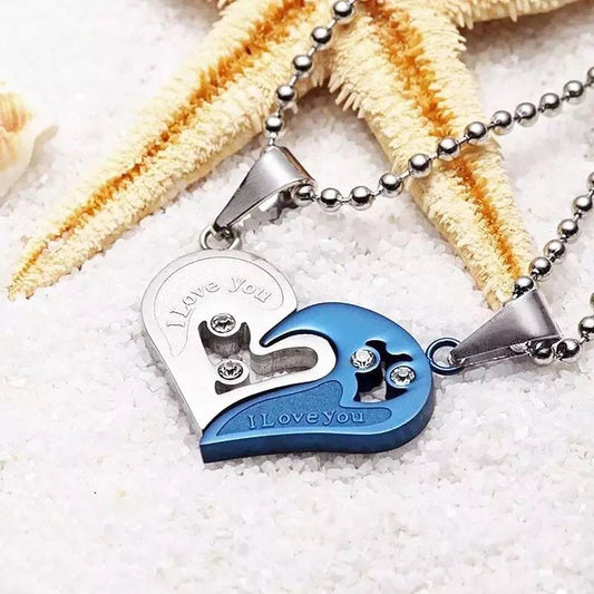 COLLARES DE PAREJA CORAZONES