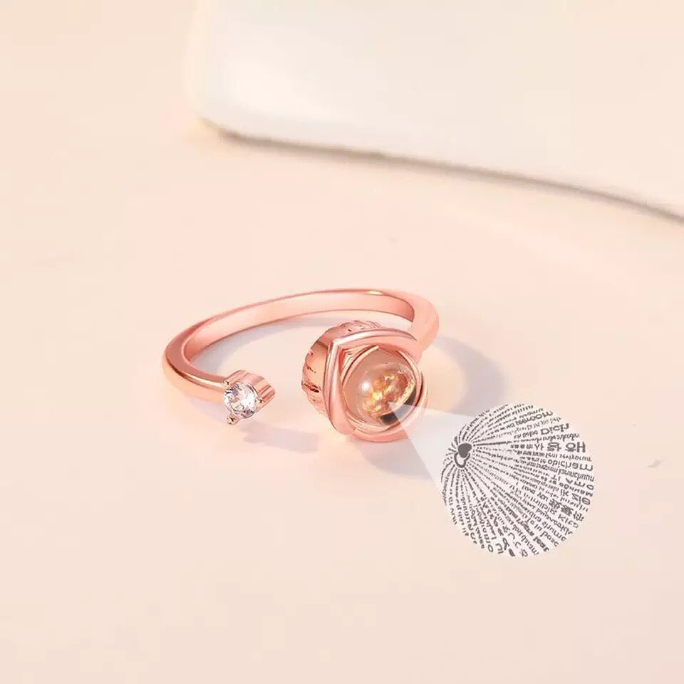 ANILLO TE AMO EN 100 IDIOMAS DIFERENTES