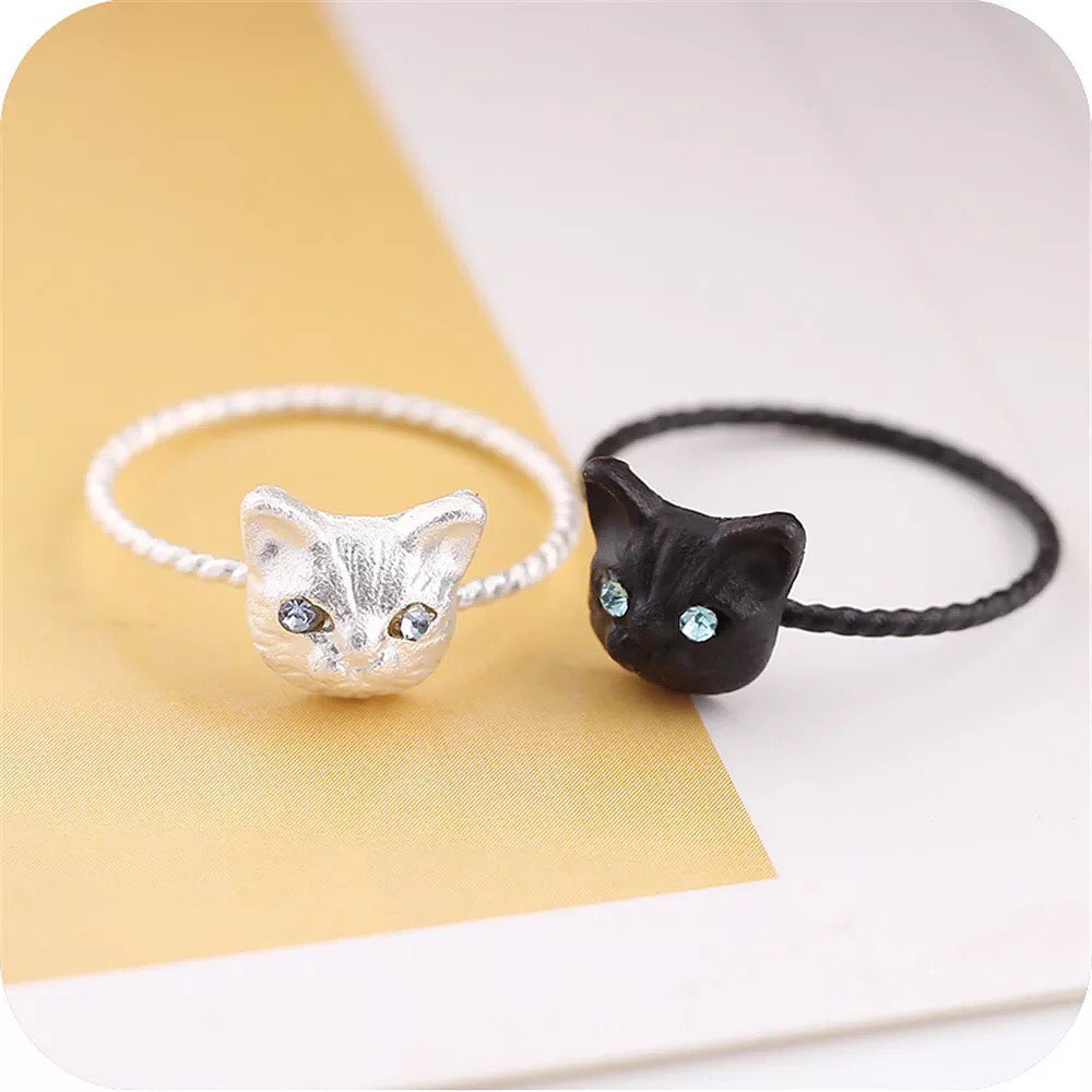 ANILLO LITTLE  CAT MINIMALISTA