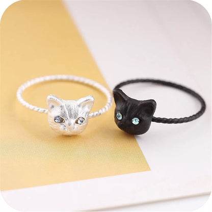 ANILLO LITTLE  CAT MINIMALISTA