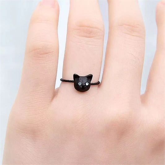 ANILLO LITTLE  CAT MINIMALISTA
