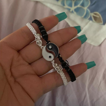 BRAZALETES YIN YANG PAREJA