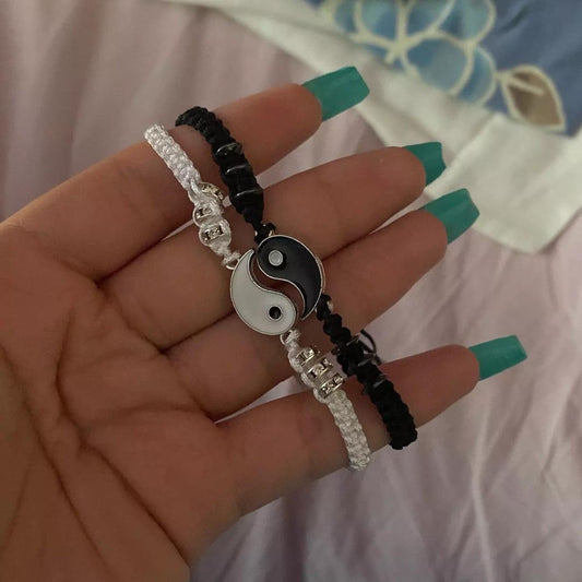 BRAZALETES YIN YANG PAREJA