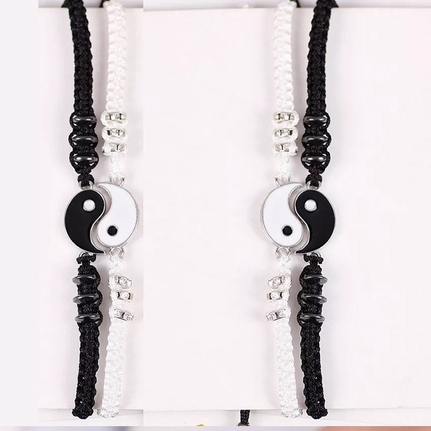 BRAZALETES YIN YANG PAREJA