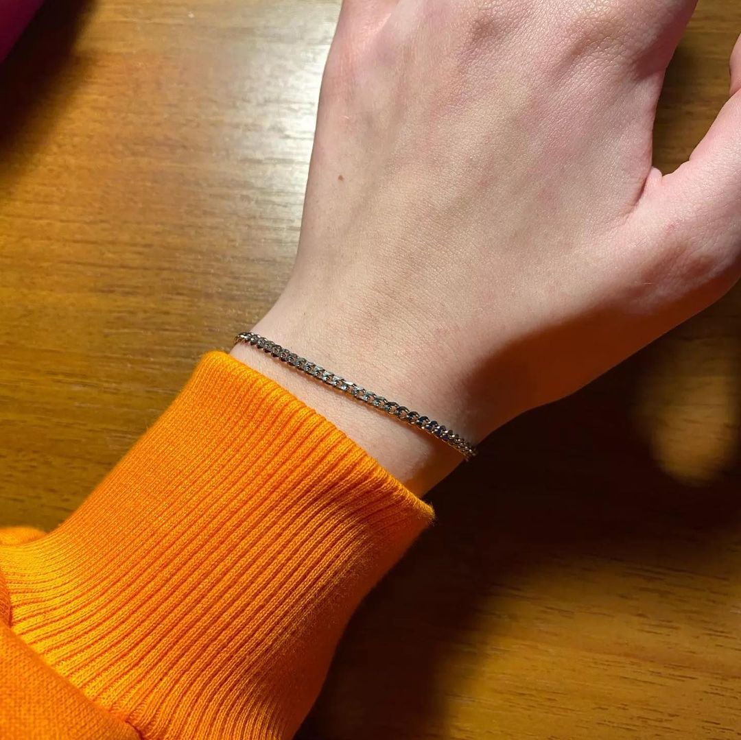 BRAZALETE CADENA ESTILO CUBANO