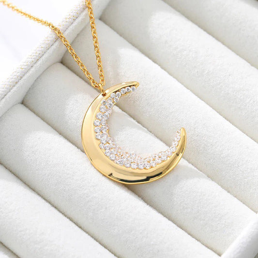 COLLAR MINIMALISTA DISEÑO LUNAR