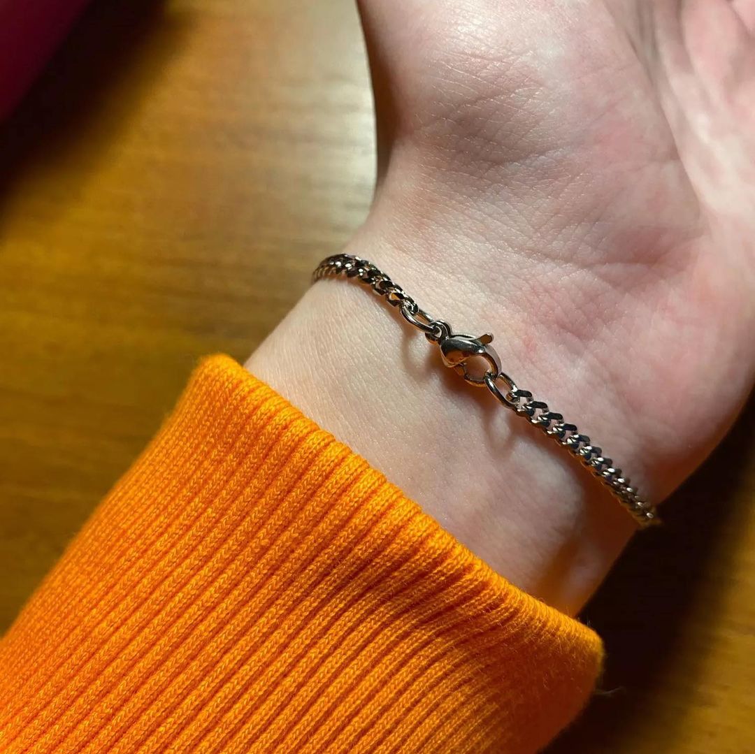 BRAZALETE CADENA ESTILO CUBANO