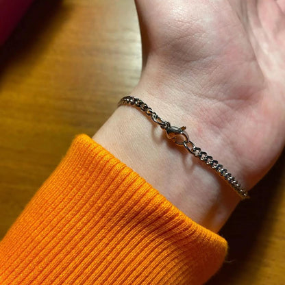 BRAZALETE CADENA ESTILO CUBANO