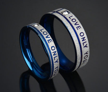ANILLOS DE PAREJA LOVE ONLY YOU