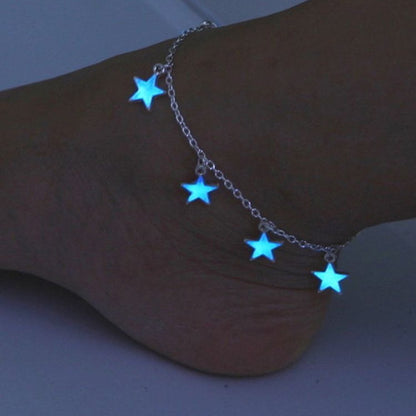 TOBILLERA ESTRELLAS BRILLA EN LA OSCURIDAD