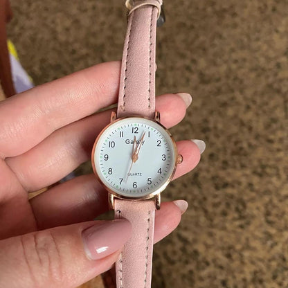 RELOJ VINTAGE MINIMALISTA BRILLA EN LA OSCURIDAD