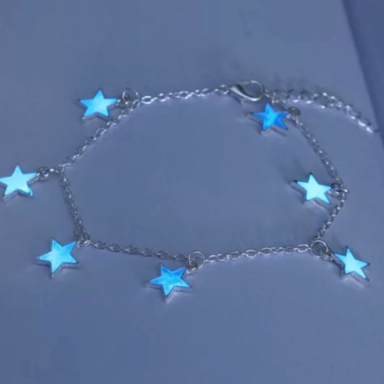 TOBILLERA ESTRELLAS BRILLA EN LA OSCURIDAD